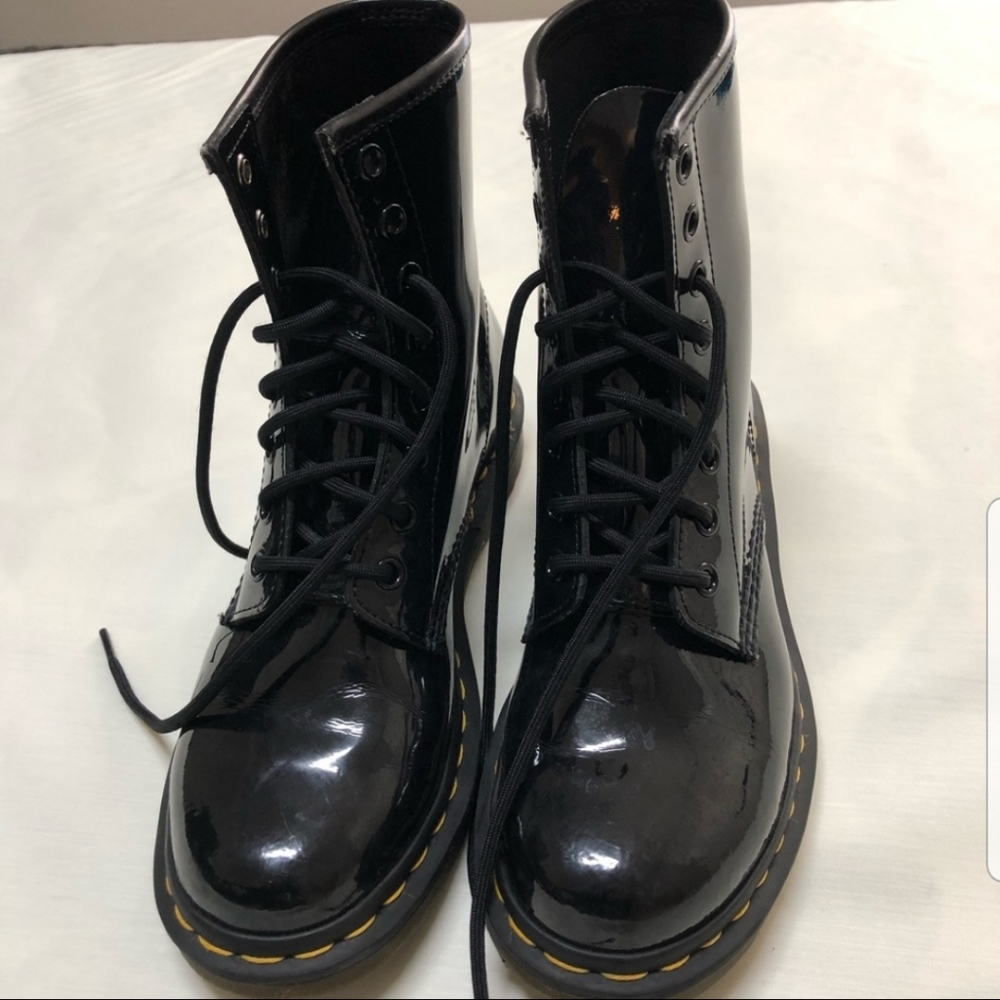 Dr marteens Black Patent boots